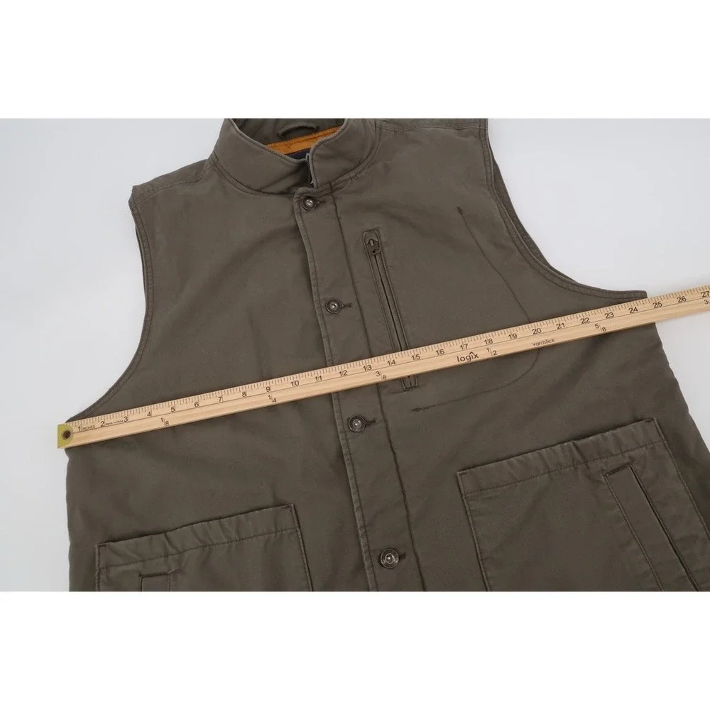 Prana Trembly‎ Vest Men's XL Brown Quilted Canvas Lined Outdoors Work Hike